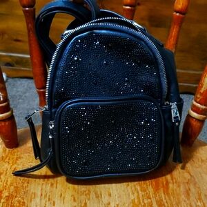 Madden NYC, black mini backpack